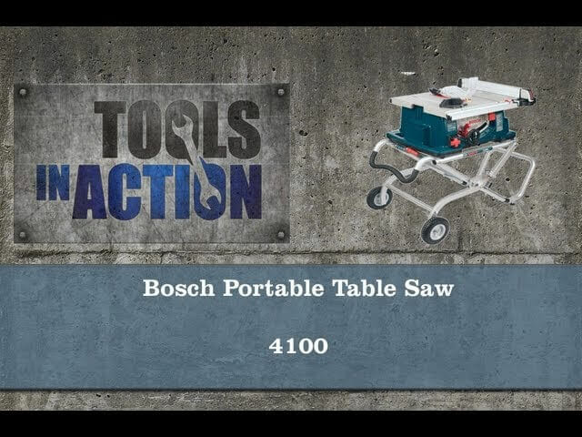 Bosch Power Tools 4100-10 10 Inch Jobsite Table Saw Video Review