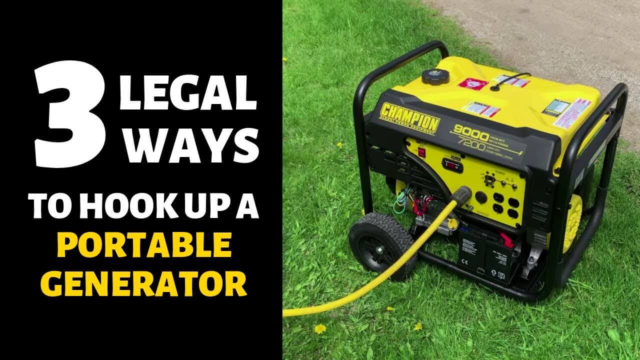 How To Hook Up A Generator Thumb