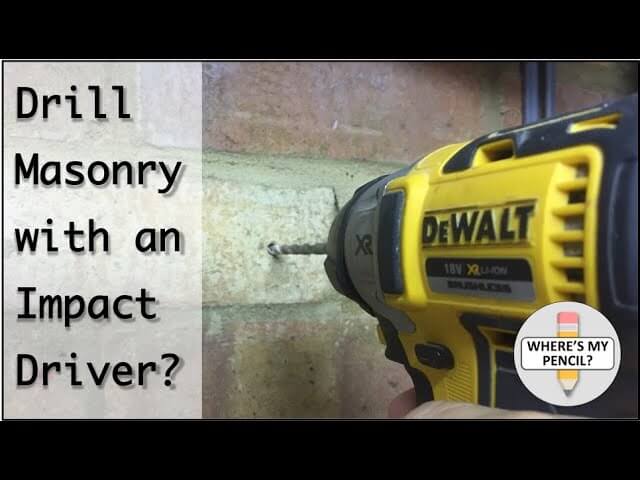 Can You Drill Concrete With An Impact Driver