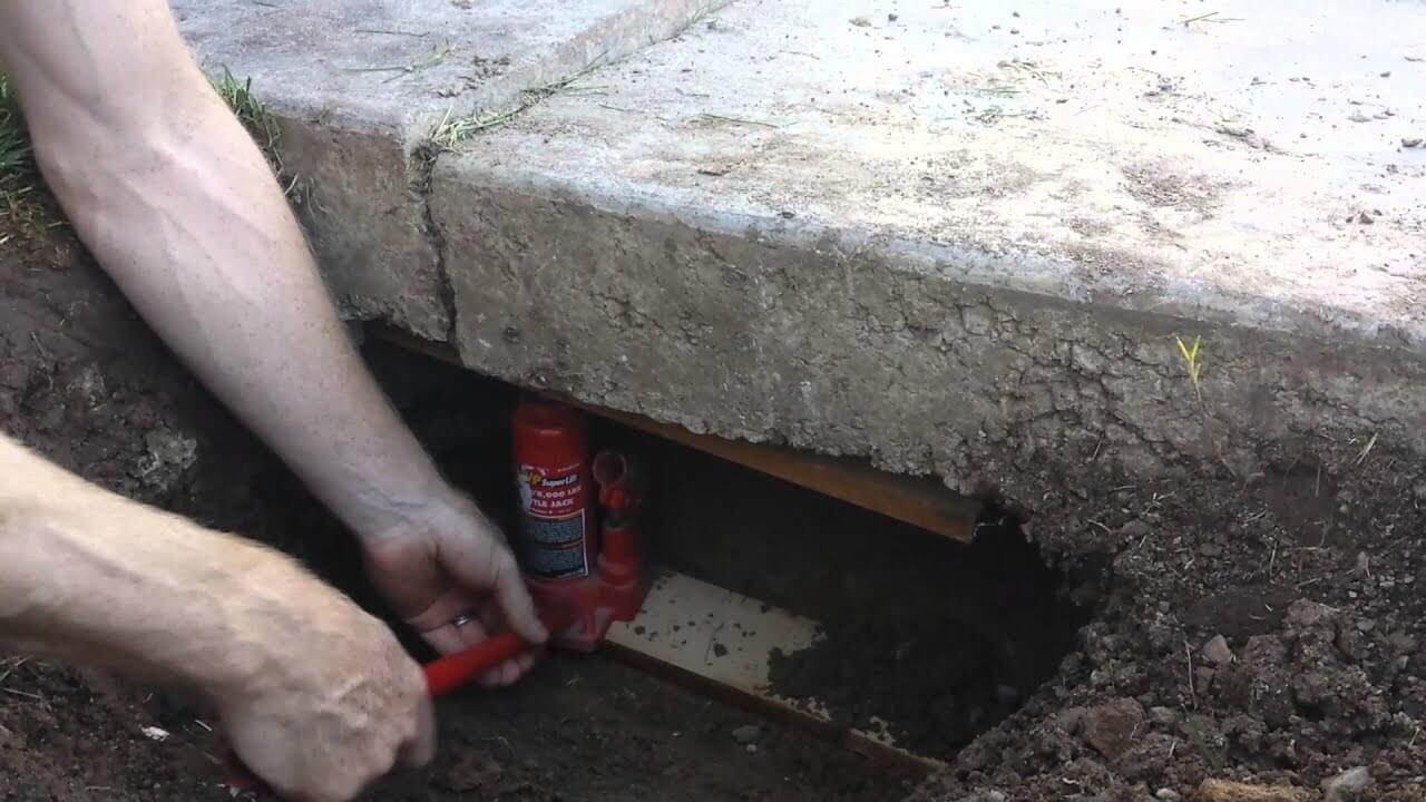 How To Level A Concrete Slab Using A Jack