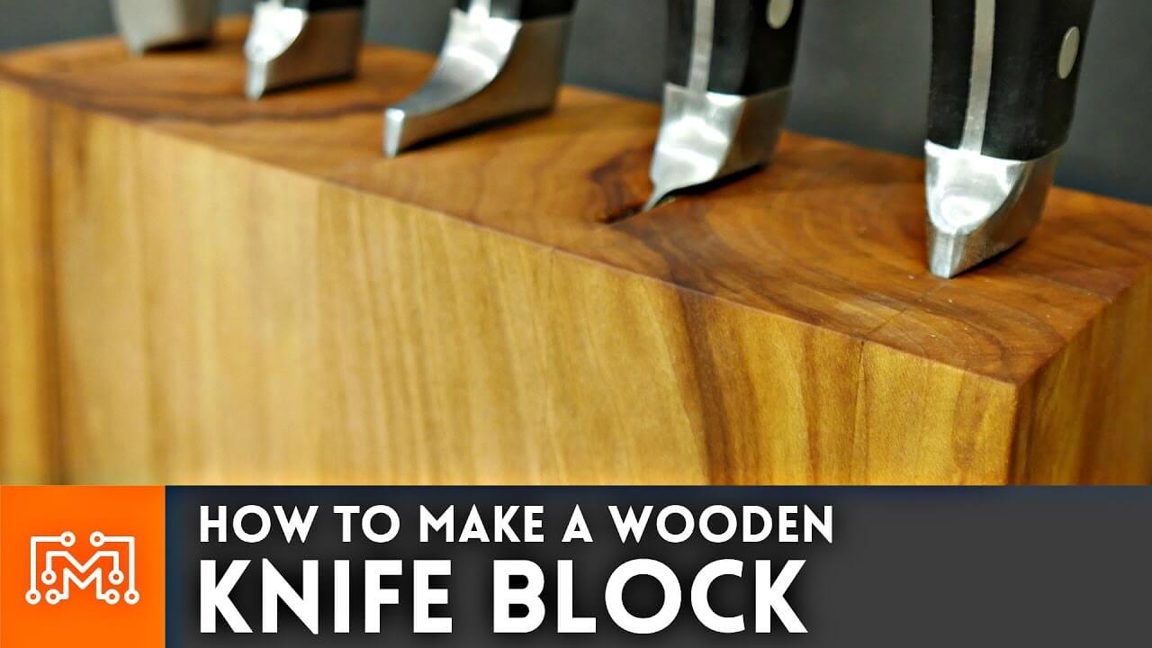 How To Make A Wooden Knife Block