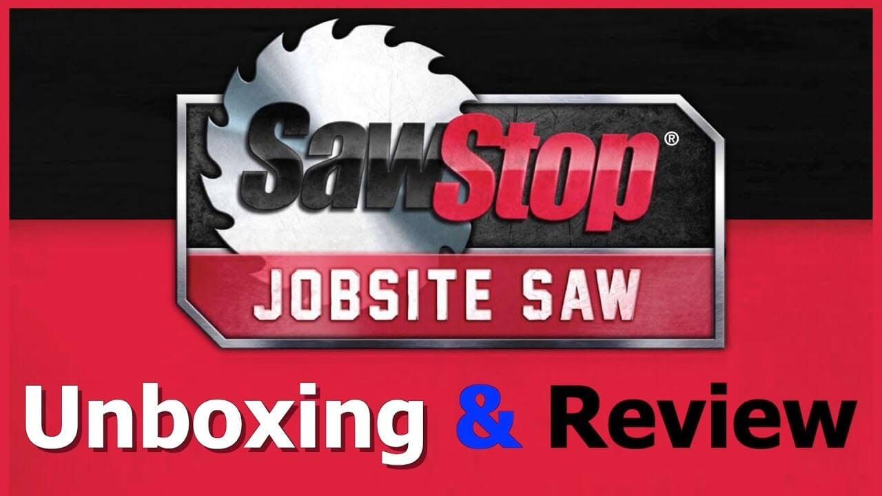 Sawstop 10” Jobsite Saw Pro With Mobile Cart Assembly Video Review