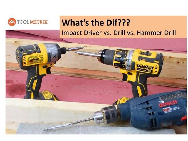 What Is The Difference Between Impact Drivers And Hammer Drills