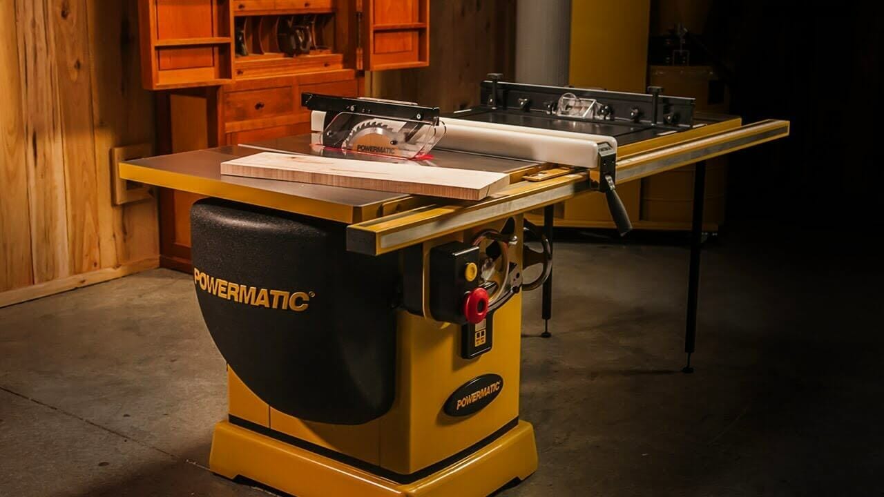 Powermatic 2000B 10-Inch Cabinet Table Saw Video Review