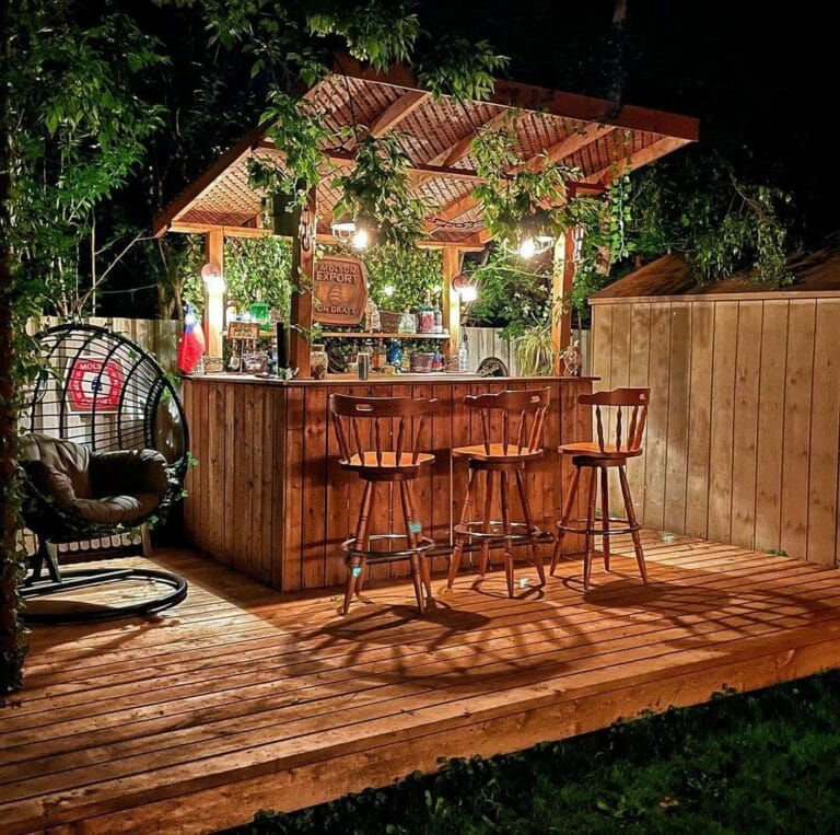 Shed With Bar Ideas For Backyards