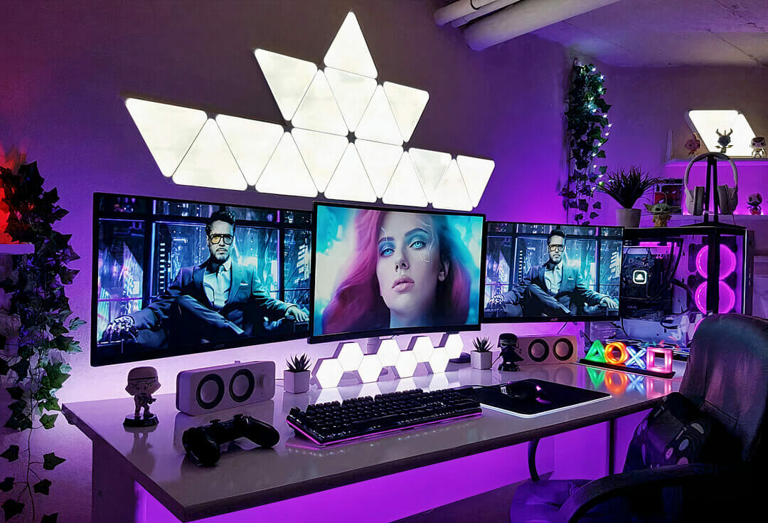 6 Inspiration & Ideas: Decorate Your Computer Gaming Room – lampdepot