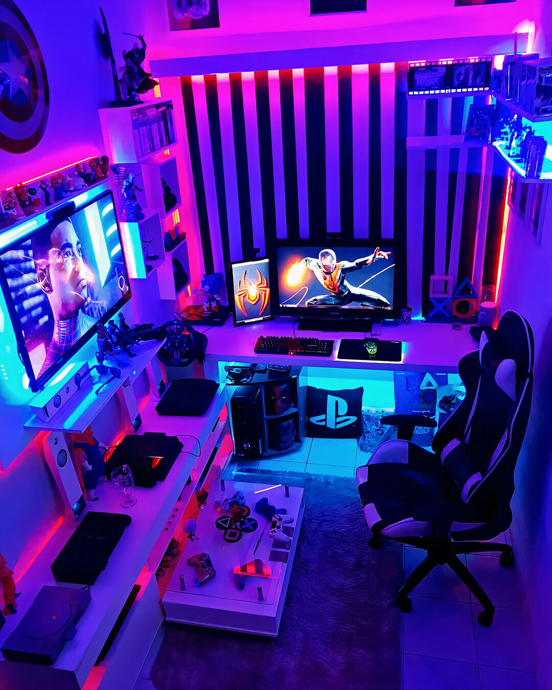 epic gamer room design small game room design zen space gaming