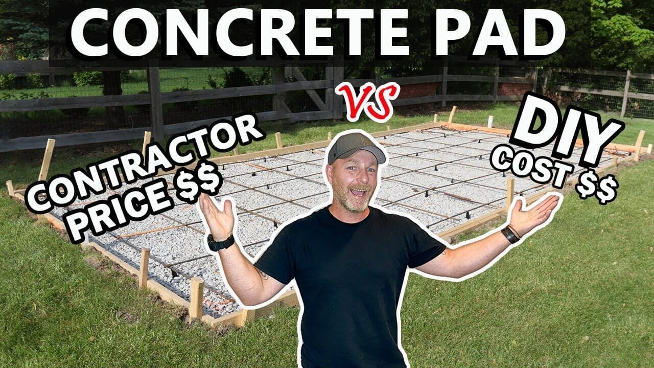 Cost Of Concrete Slab For Shed