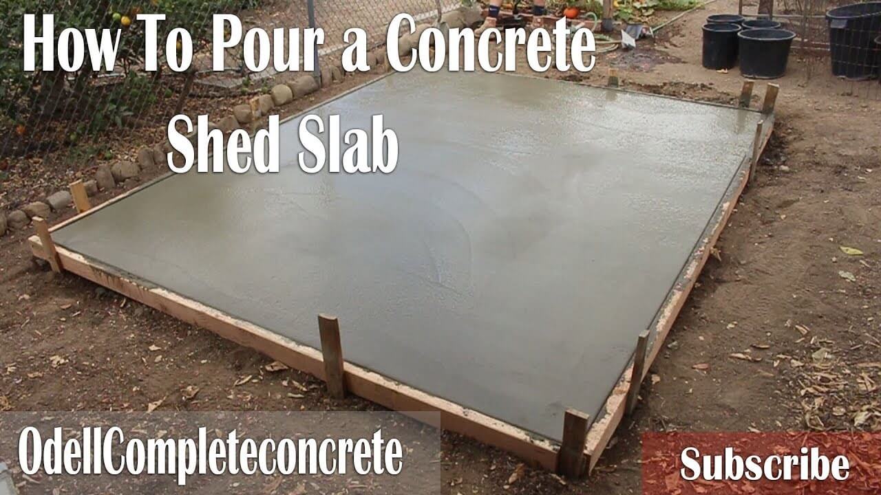 Installing Concrete Slabs Incorrectly