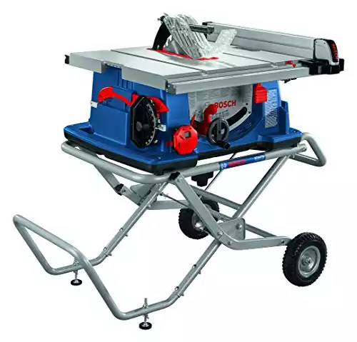 Bosch 10 In. Worksite Table Saw With Gravity-Rise Wheeled Stand 4100Xc-10