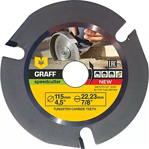 Graff Speedcutter 4-1/2-Inch Grinder Wood Carving &Amp; Cutting Disc
