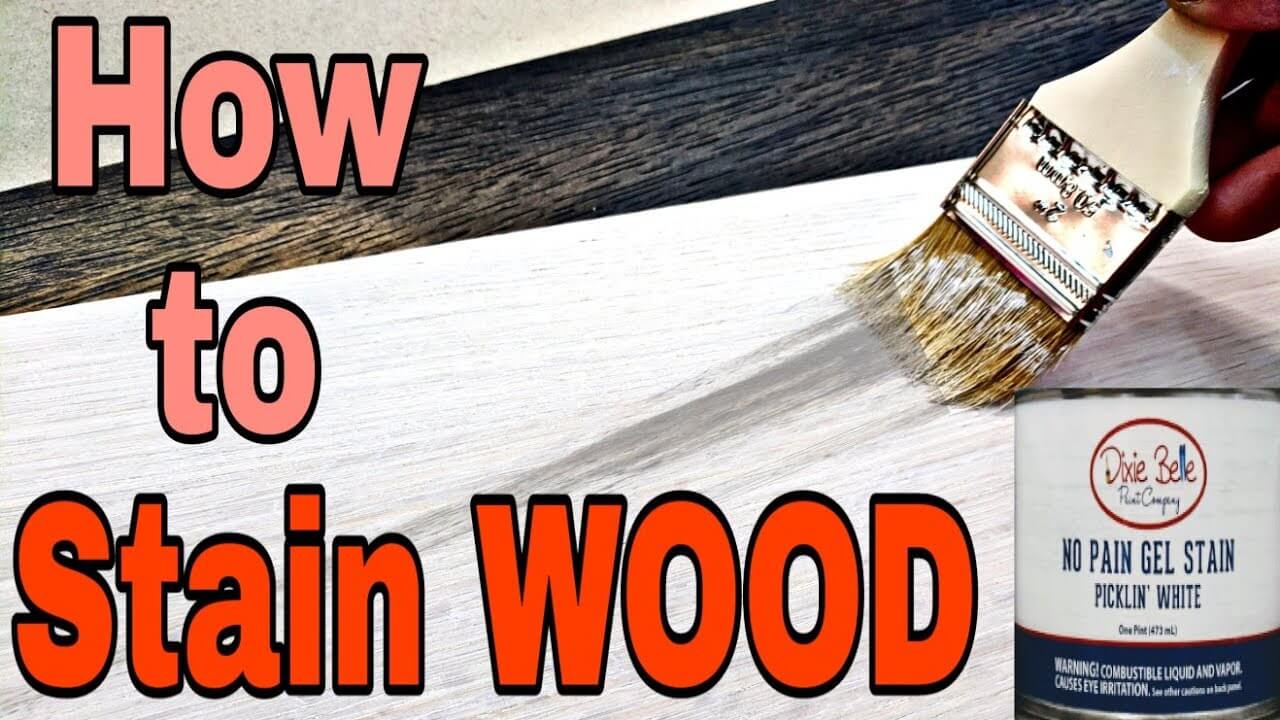 How To Stain Wood White