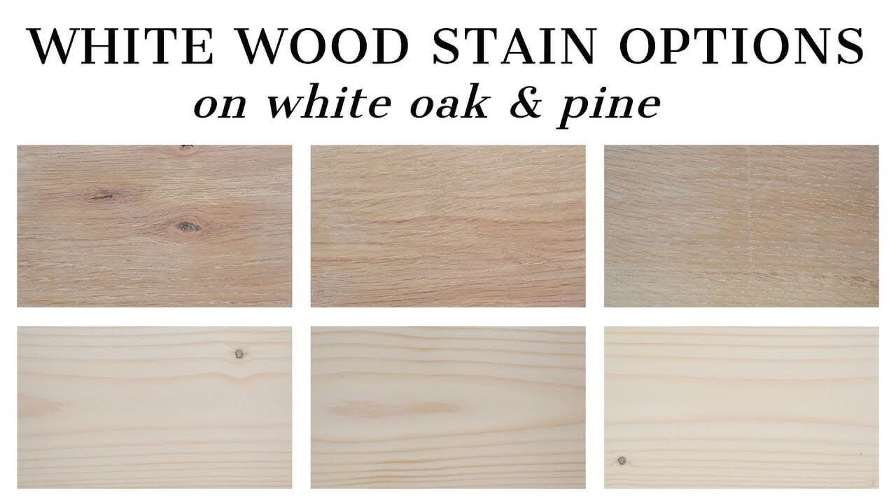 White Wood Staining Options