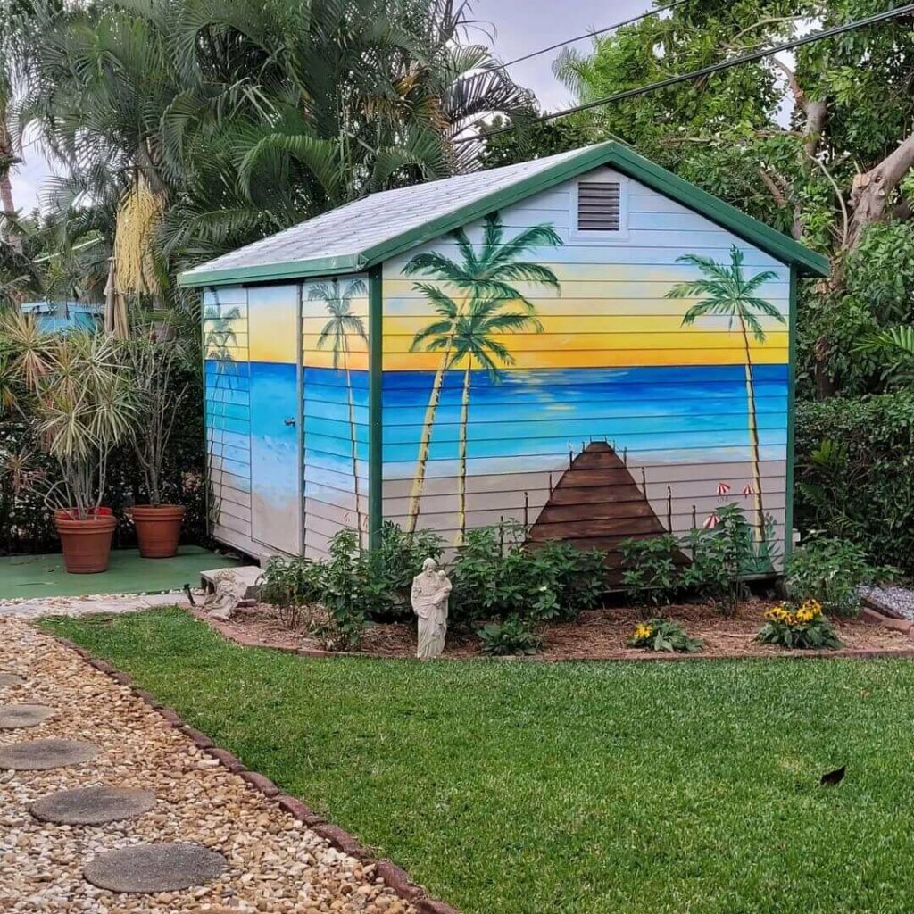 Galvanized Metal Shed