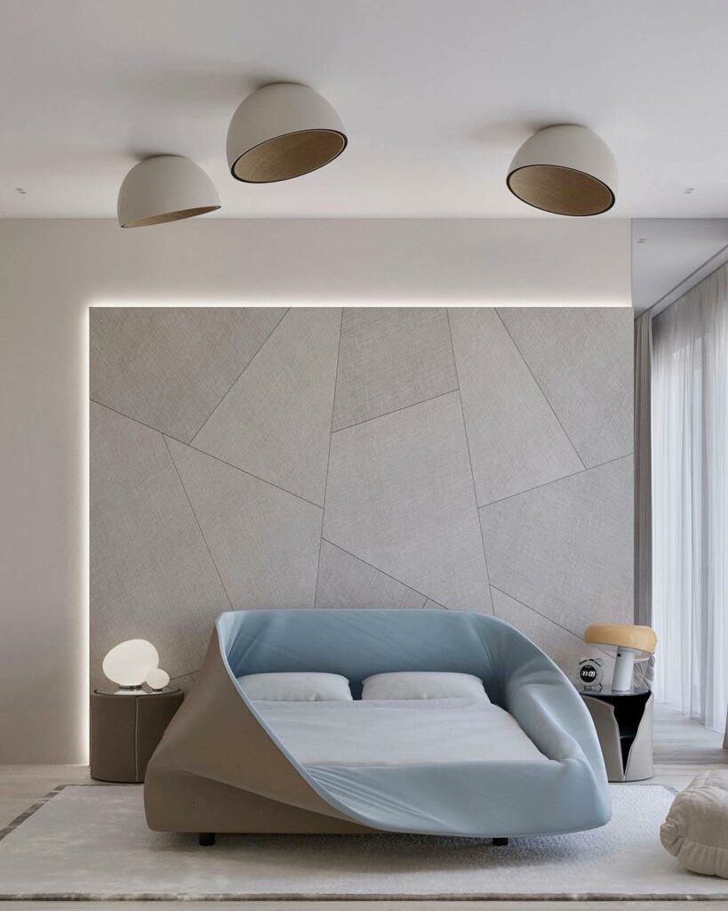 Futuristic Men'S Bedroom Design