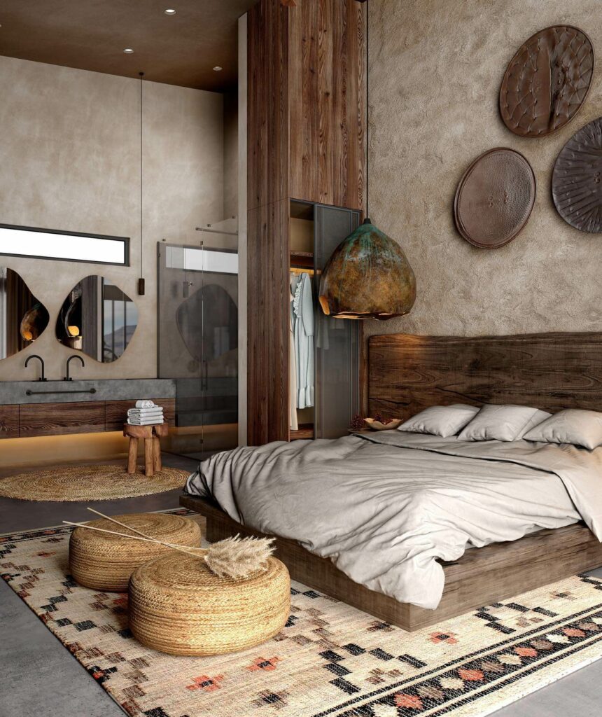 Men'S Rustic Lakehouse Bedroom
