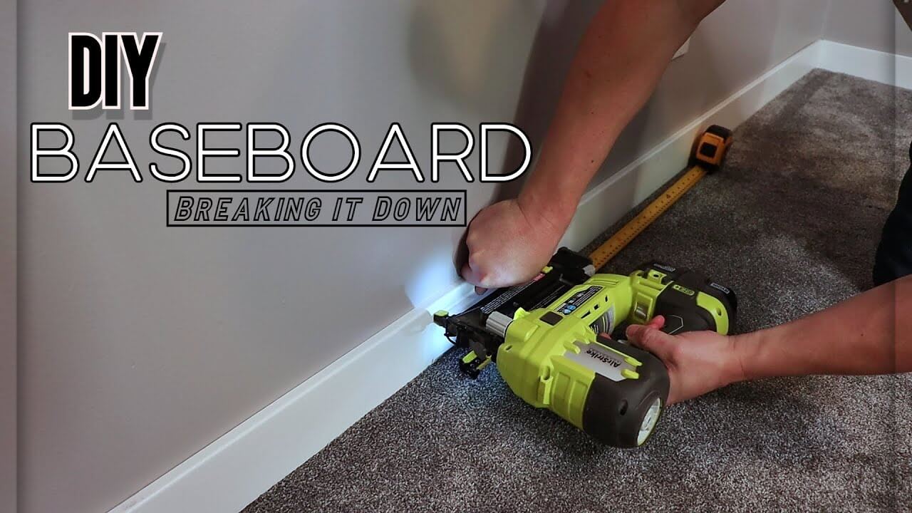 How To Install Baseboards With Nail Gun