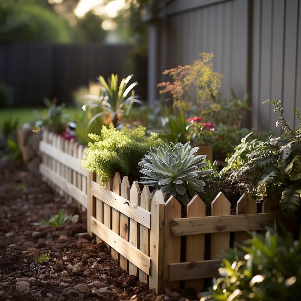 Cypress Diy Small Backyard Garden Fence Crafted