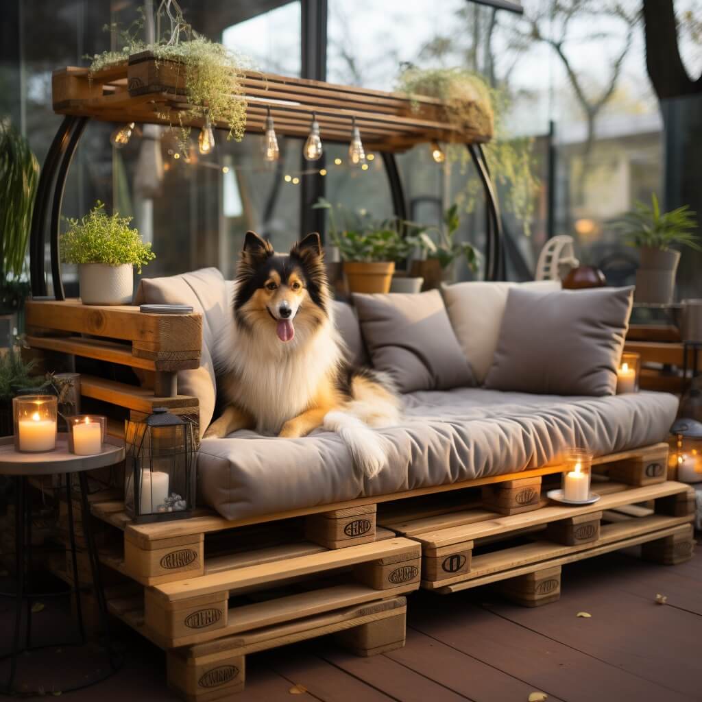 Diy Pallet Dog House With Porch