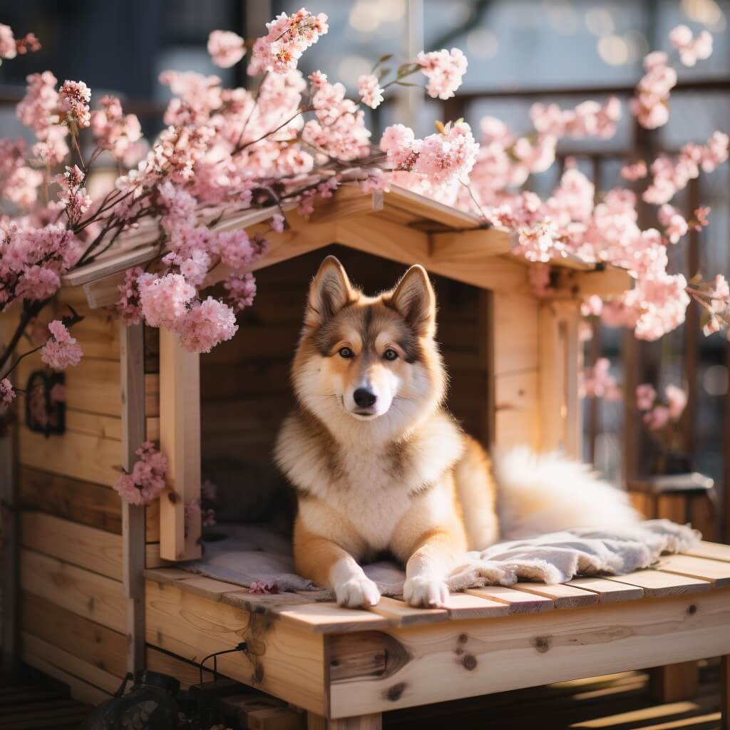 Diy Pallet Wood Dog House With Roof