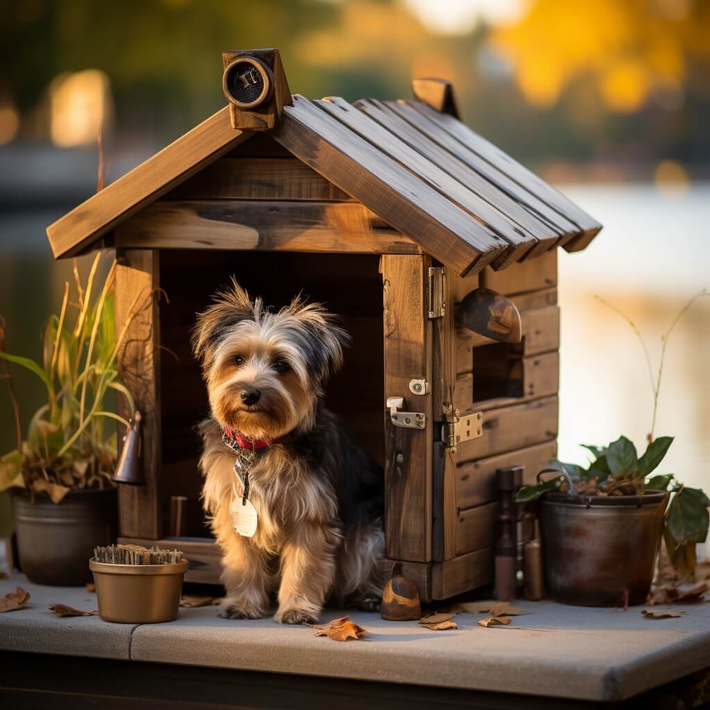 Diy Wooden Pallet Dog House With Lockable Door