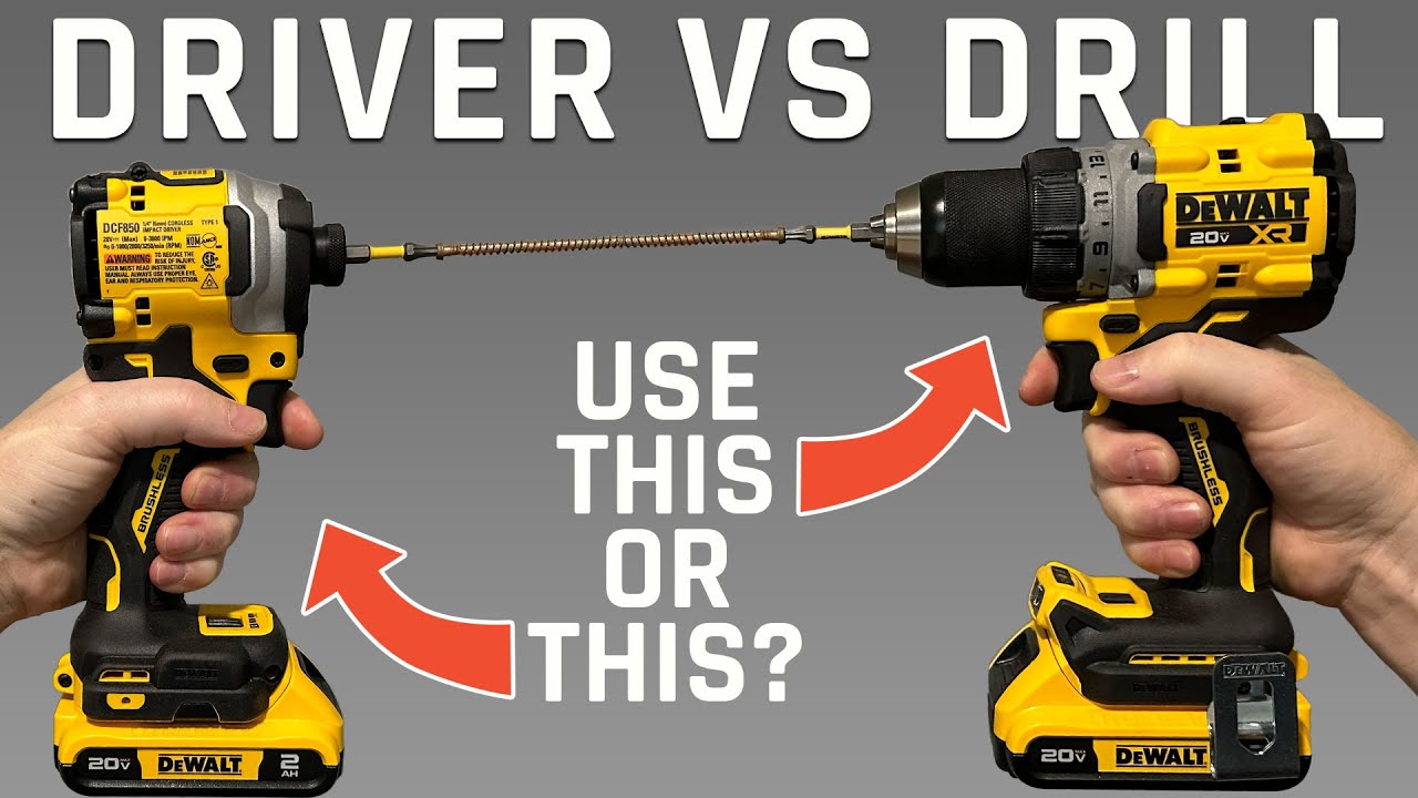 Difference Between An Impact Driver And Hammer Drill
