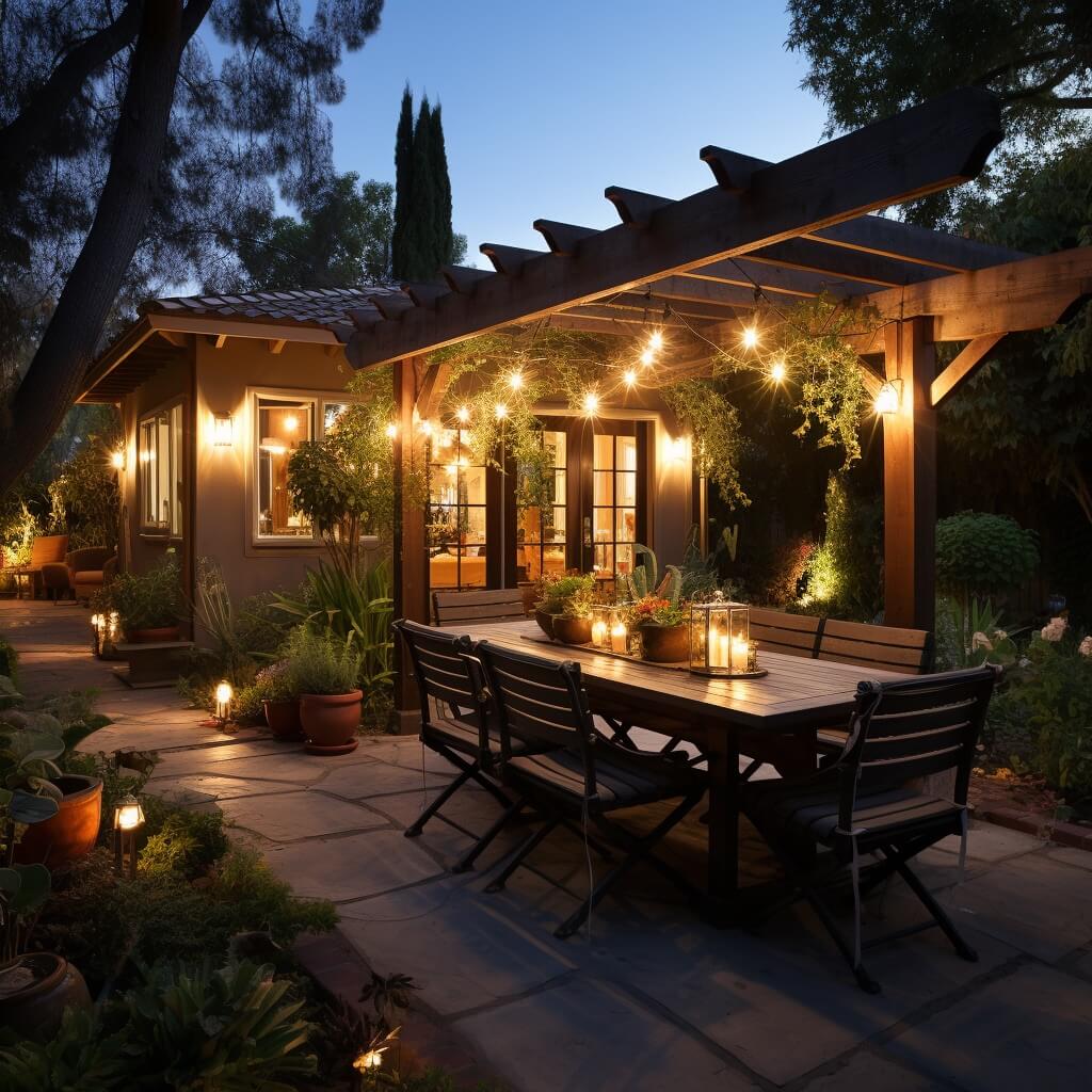 Diy Pergola Attached To House