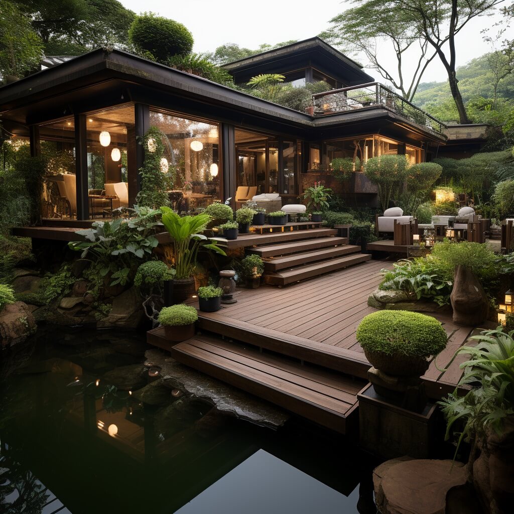 Diy Zen Garden Pallet Deck