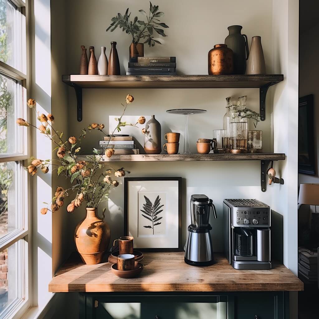How Do You Set Up A Coffee Bar In A Small Kitchen