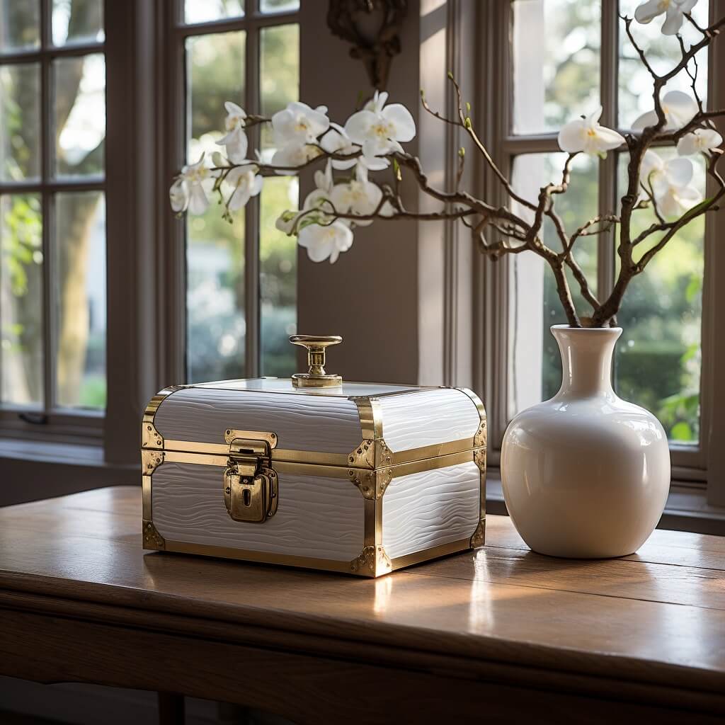 Luxury Diy White Oak Wooden Box