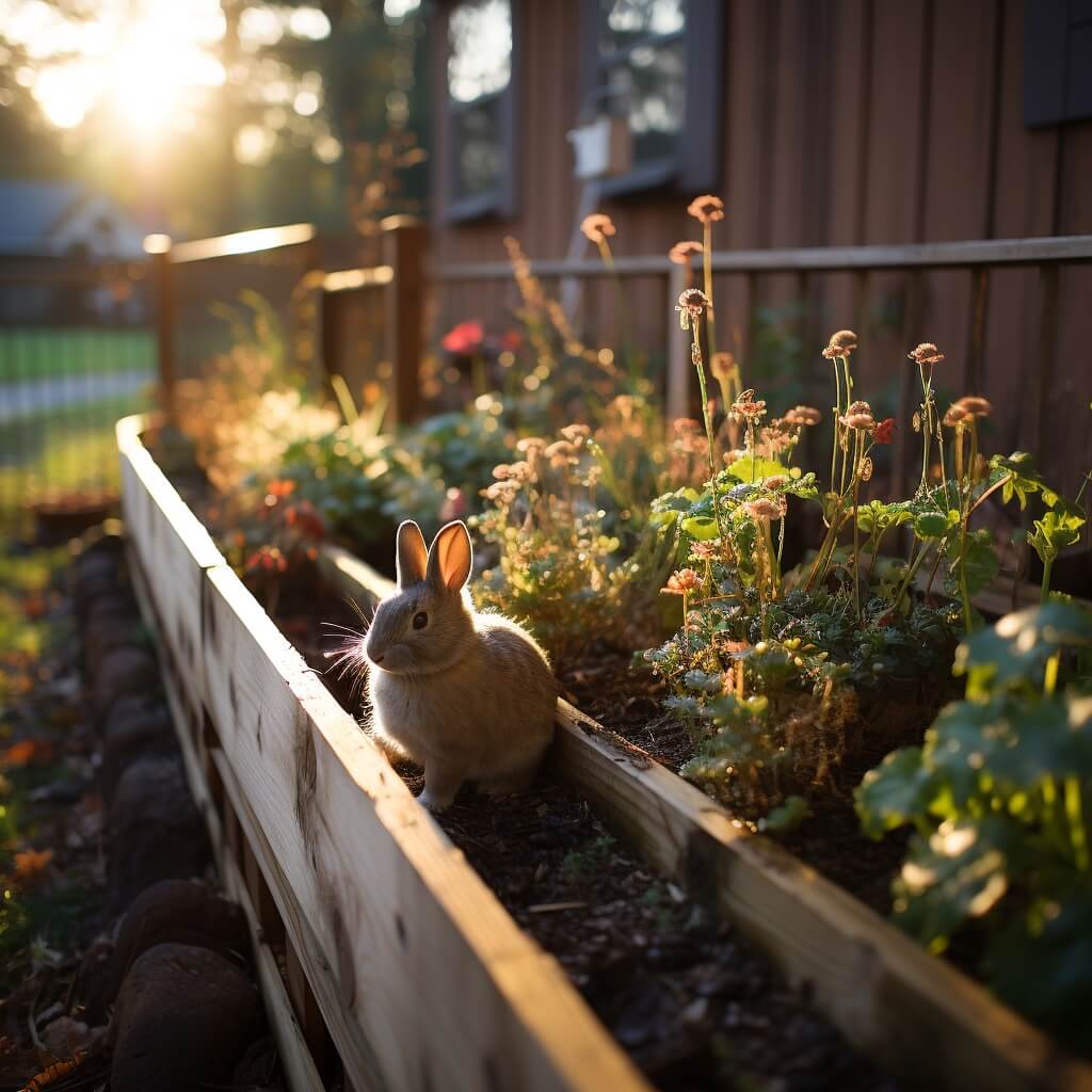Maple Diy Garden Rabbit Fence