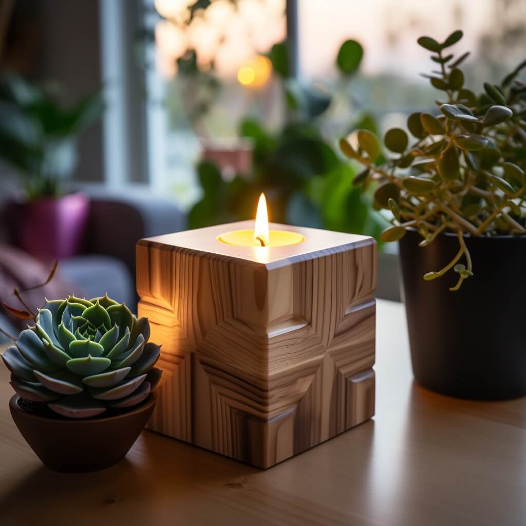 Simple Diy Wooden Candle Stand Box