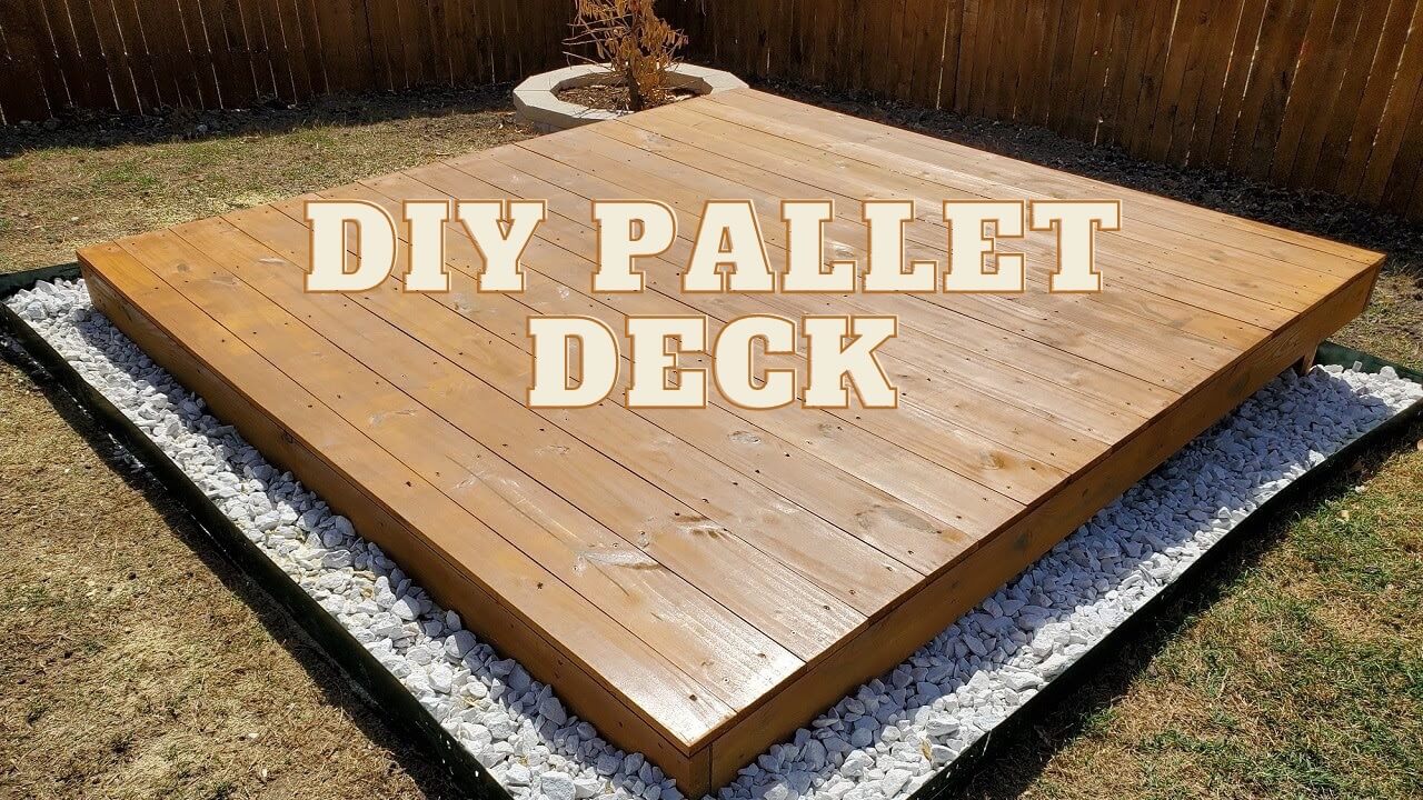Tips For Building And Designing A Backyard Pallet Wood Deck