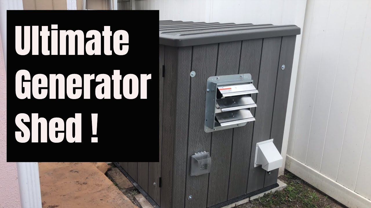 Tips For Building A Diy Generator Shed For Soundproofing